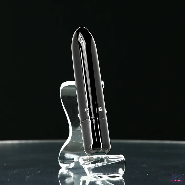 PowerBullet Pretty Point Bullet Vibrator Rechargeable Black PowerBullet Female Sex Toys