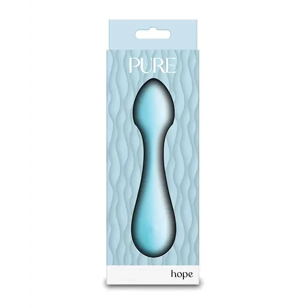 Pure Hope Vibrating Wand Blue Ns Novelties INC Vibrators Pure Hope Vibrating Wand Blue Ns Novelties INC Vibrators