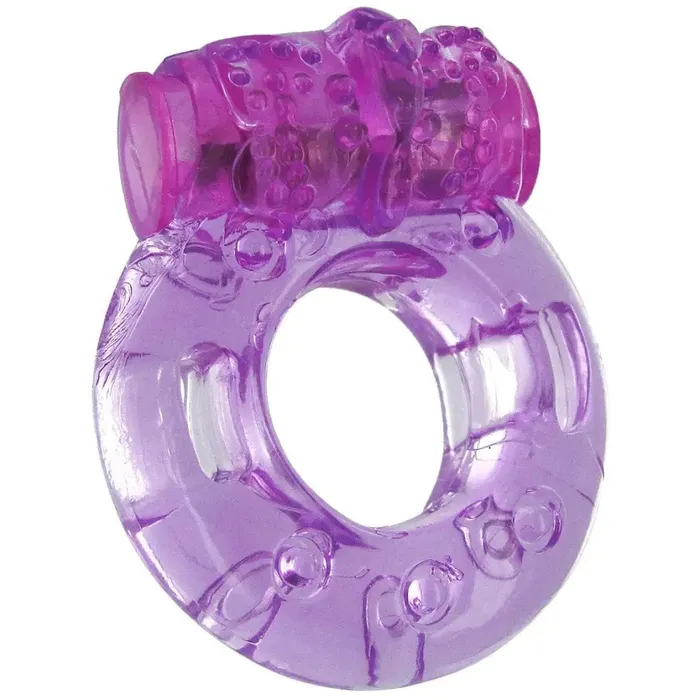 Purple Orgasmic Vibrating Cockring Trinity Vibes Vibrators