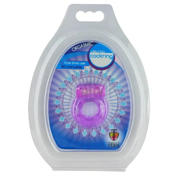 Purple Orgasmic Vibrating Cockring Trinity Vibes Vibrators Purple Orgasmic Vibrating Cockring Trinity Vibes Vibrators