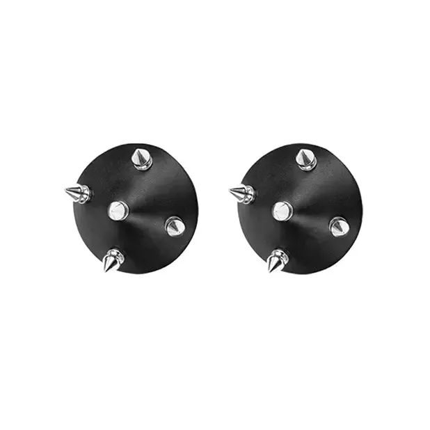 Restraints Nipplicious Temptress Leather Pasties Wstuds Black Hott Products