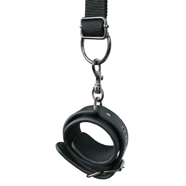 Restraints ONEDC Easy Toys Over The Door Wrist Cuffs Black Restraints ONEDC Easy Toys Over The Door Wrist Cuffs Black