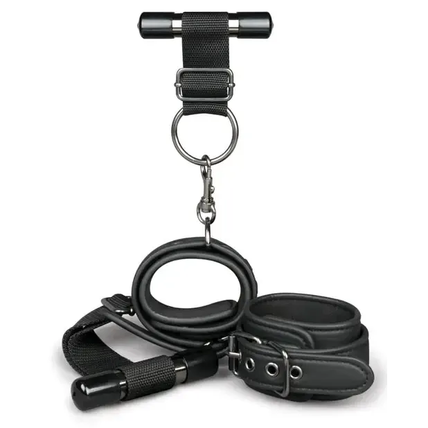 Restraints ONEDC Easy Toys Over The Door Wrist Cuffs Black Restraints ONEDC Easy Toys Over The Door Wrist Cuffs Black