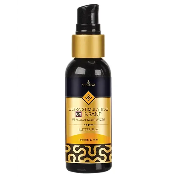 Sensuva UltraStimulating ON Insane Personal Moisturizer Butter Rum 2 oz Sensuva Female Sex Toys Sensuva UltraStimulating ON Insane Personal Moisturizer Butter Rum 2 oz Sensuva Female Sex Toys