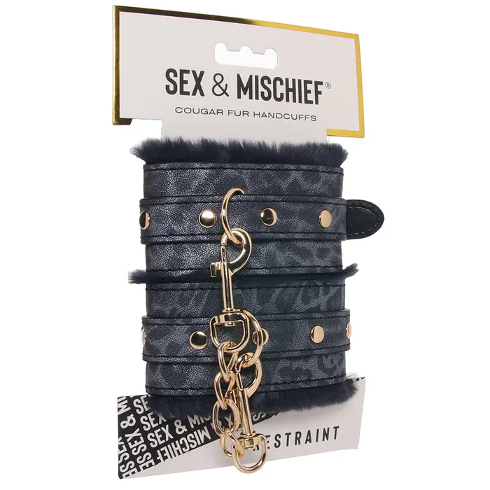 Sex Mischief Couples Sex Mischief Cougar Fur Handcuffs