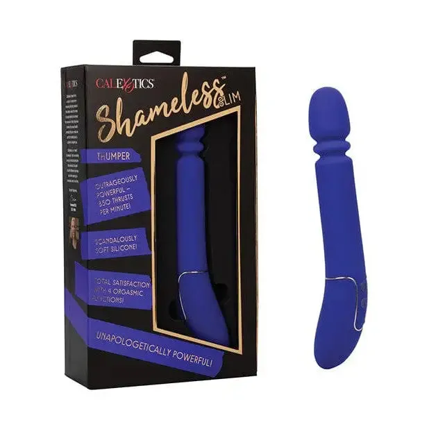 Shameless Slim Thumper Thrusting Rechargeable Vibrator by CalExotics CalExotics Female Sex Toys Shameless Slim Thumper Thrusting Rechargeable Vibrator by CalExotics CalExotics Female Sex Toys