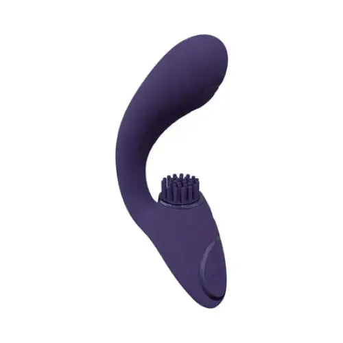 SHOTS AMERICA Vibrators VIVE Gen Rechargeable Triple Motor GSpot Vibrator with Pulse Wave and Vibrating Bristles Purple SHOTS AMERICA Vibrators VIVE Gen Rechargeable Triple Motor GSpot Vibrator with Pulse Wave and Vibrating Bristles Purple