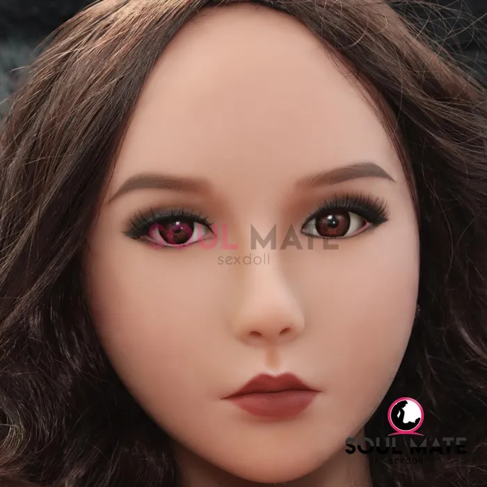 SoulMate Dolls Male Sex Toys SoulMate Dolls Emersyn Head Sex Doll Heads Light Brown