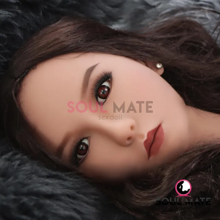 SoulMate Dolls Male Sex Toys SoulMate Dolls Emersyn Head Sex Doll Heads Light Brown