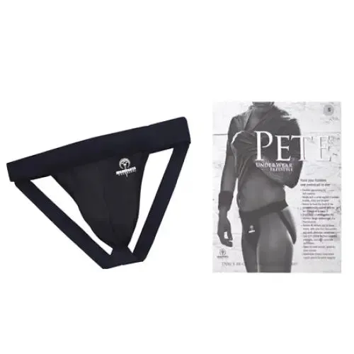 SpareParts Pete Freestyle Nylon Packing Jock Black Size 3XL SpareParts Hardware Anal SpareParts Pete Freestyle Nylon Packing Jock Black Size 3XL SpareParts Hardware Anal