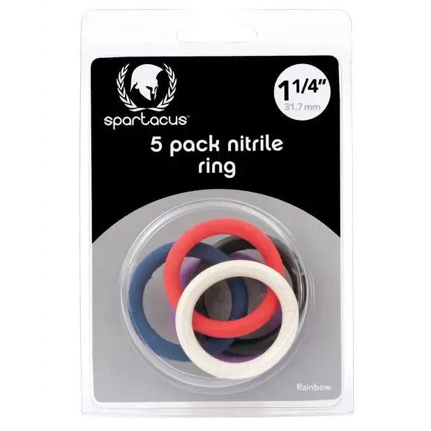 Spartacus Dildos Spartacus Nitrile Cock Rings 5 Per Package15in each Spartacus Dildos Spartacus Nitrile Cock Rings 5 Per Package15in each
