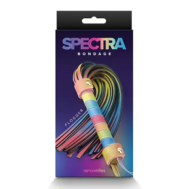 Spectra Bondage Flogger Rainbow NS Novelties Couples