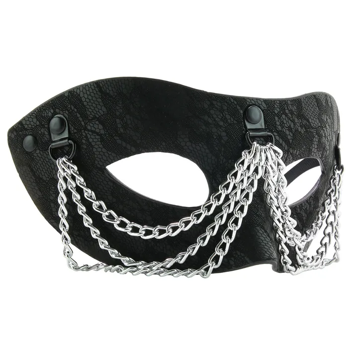 Sportsheets Sincerely Chained Lace Mask in Black Anal