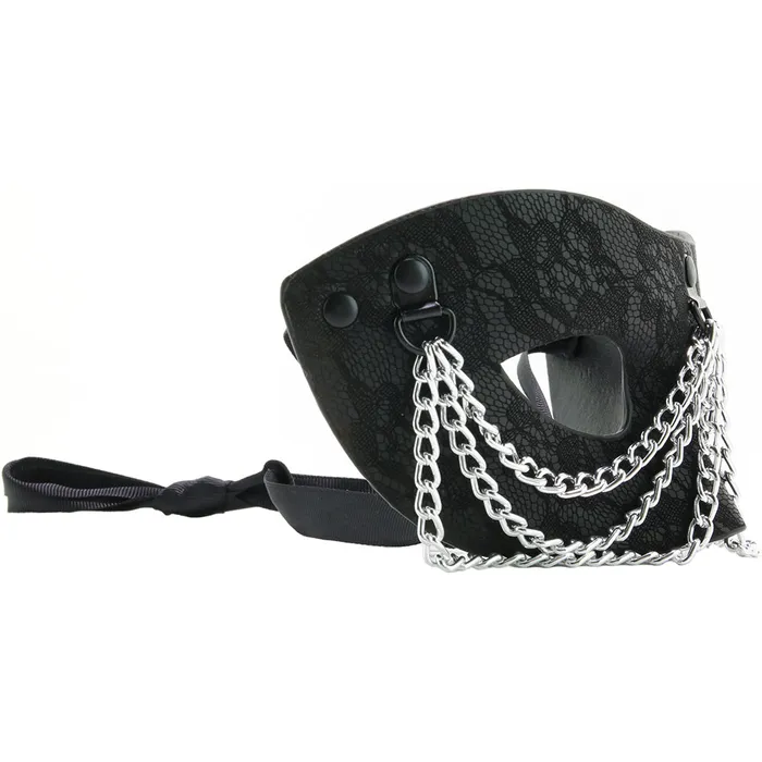Sportsheets Sincerely Chained Lace Mask in Black Anal Sportsheets Sincerely Chained Lace Mask in Black Anal