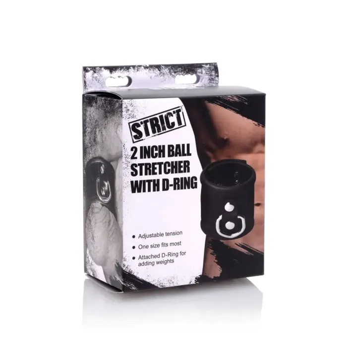 STRICT 2 Inch Ball Stretcher With Dring Male Sex Toys STRICT 2 Inch Ball Stretcher With Dring Male Sex Toys
