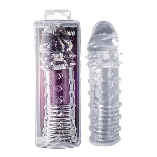 Super Sleeve 1 Clear Novelties By Nasswalk Male Sex Toys