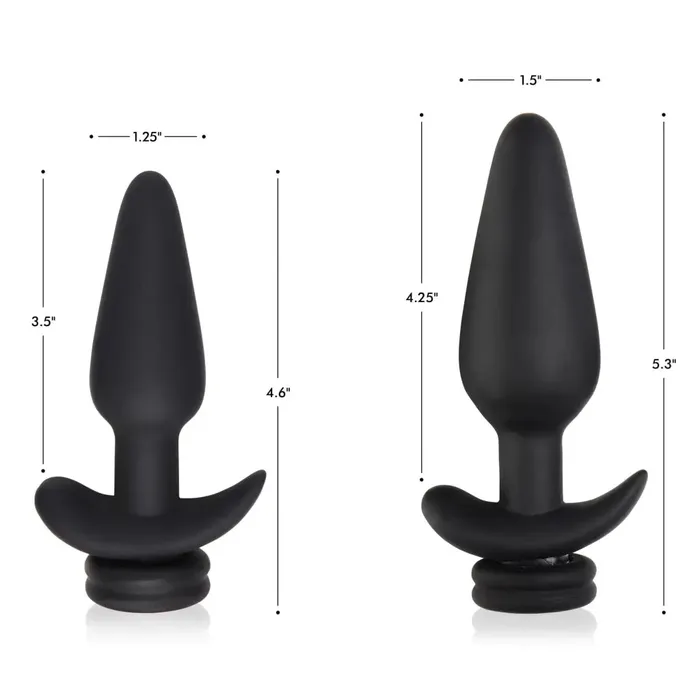 Tailz Male Sex Toys Large Vibrating Anal Plug With Interchangeable Fox Tail