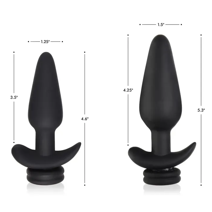Tailz Male Sex Toys Large Vibrating Anal Plug With Interchangeable Fox Tail