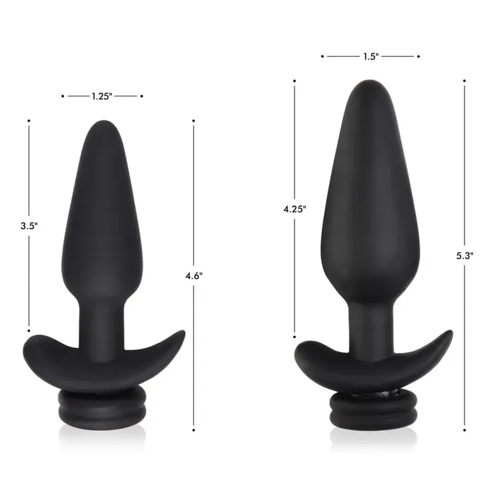 Tailz Male Sex Toys Large Vibrating Anal Plug With Interchangeable Fox Tail