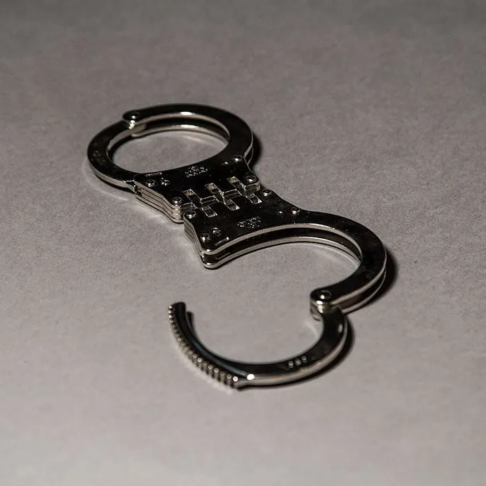 TCH UK 810 Hinged Steel Handcuff TCH UK Male Sex Toys