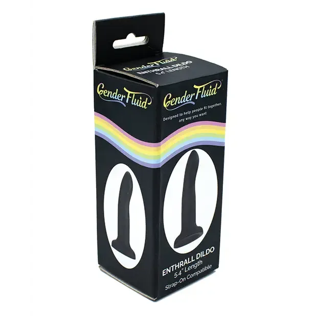 Thank Me Now INC Gender Fluid 55 Enthrall Strap On Dildo Black Female Sex Toys Thank Me Now INC Gender Fluid 55 Enthrall Strap On Dildo Black Female Sex Toys
