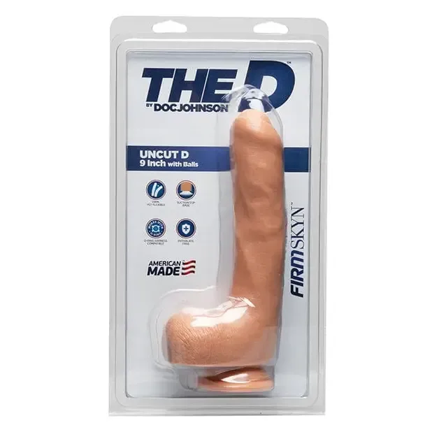 The D 9 Uncut D Wballs Doc Johnson Dildos The D 9 Uncut D Wballs Doc Johnson Dildos