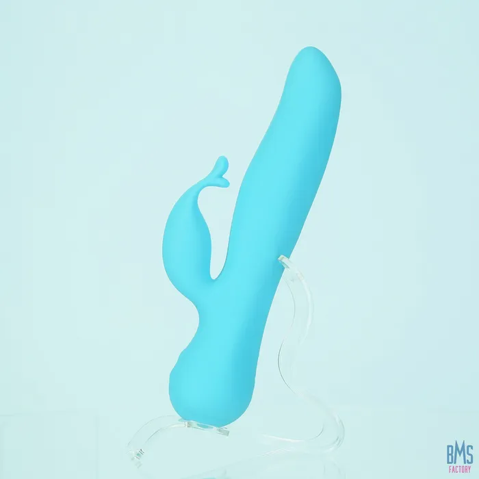 The Kissing Swan Dual Action Vibrator Blue Swan Vibrators