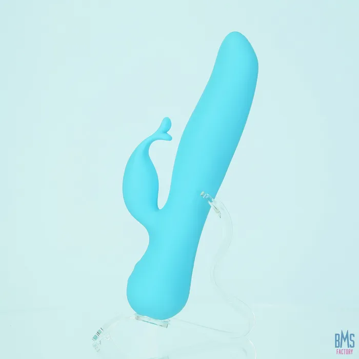 The Kissing Swan Dual Action Vibrator Blue Swan Vibrators