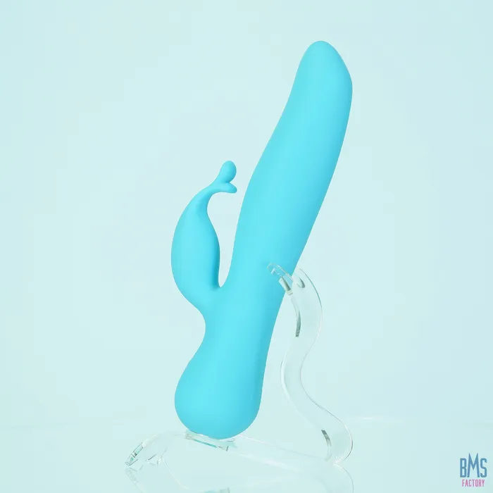 The Kissing Swan Dual Action Vibrator Blue Swan Vibrators
