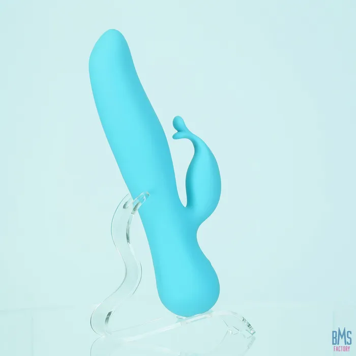 The Kissing Swan Dual Action Vibrator Blue Swan Vibrators