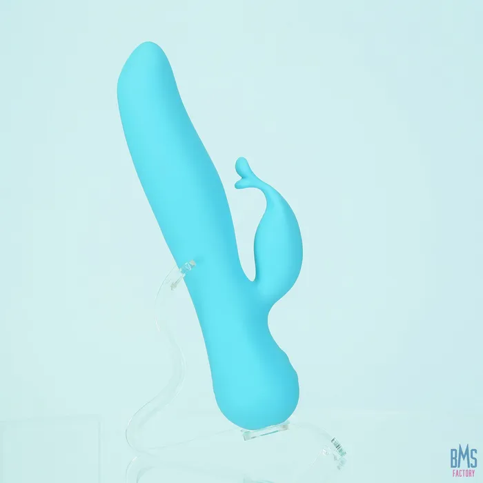 The Kissing Swan Dual Action Vibrator Blue Swan Vibrators