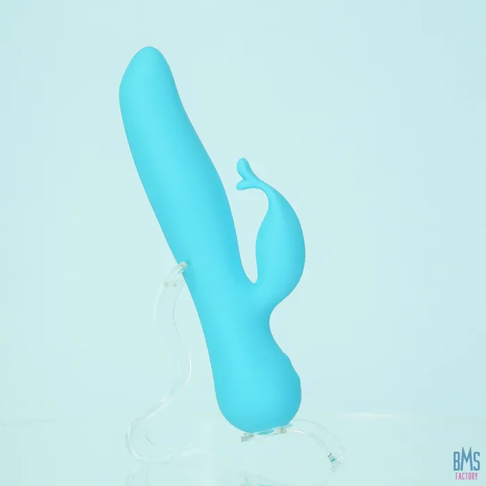 The Kissing Swan Dual Action Vibrator Blue Swan Vibrators