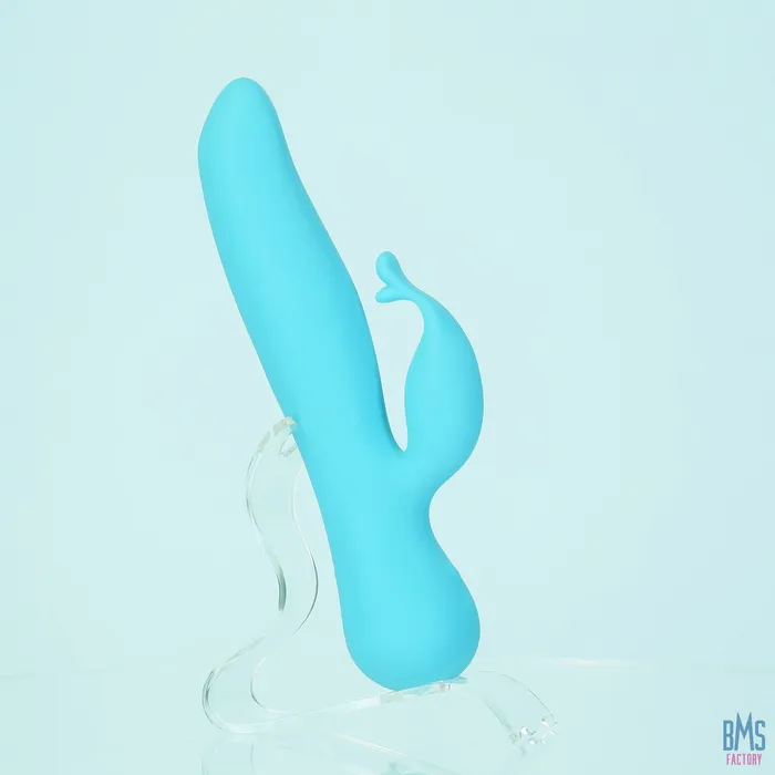 The Kissing Swan Dual Action Vibrator Blue Swan Vibrators