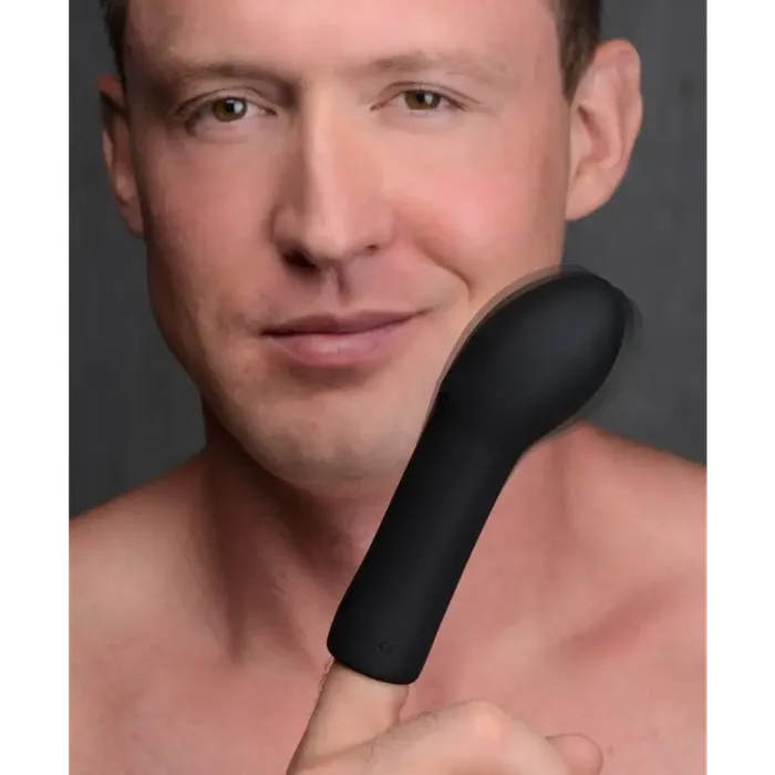 Trinity Vibes Female Sex Toys 10x Vibrating Curved Silicone Finger Massager Trinity Vibes Female Sex Toys 10x Vibrating Curved Silicone Finger Massager