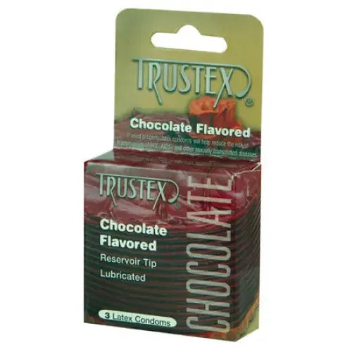 Trustex Trustex Flavored Condoms Chocolate3 Pack Enhancers