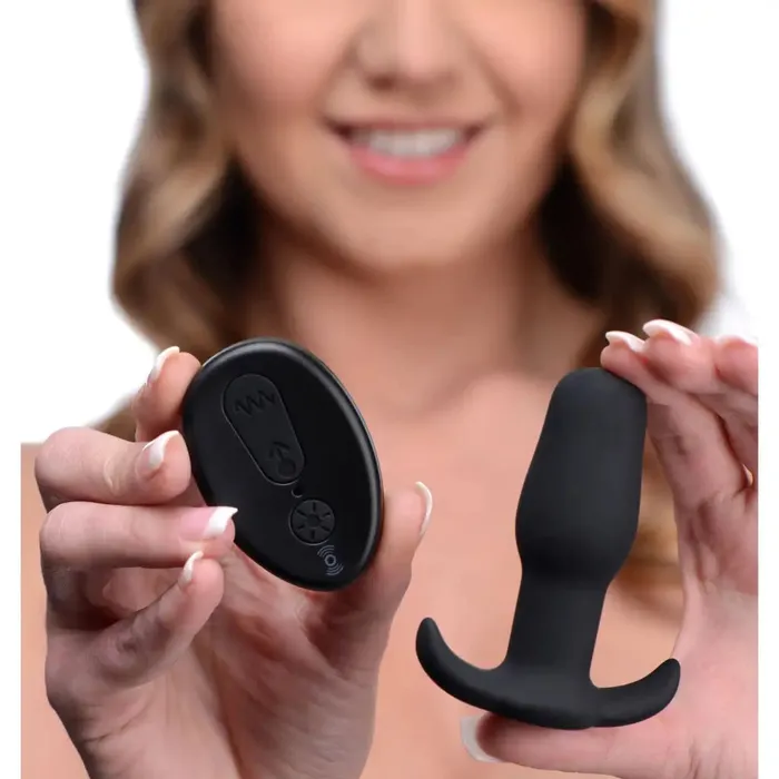 Under Control Male Sex Toys Silicone Anal Plug With Remote Control