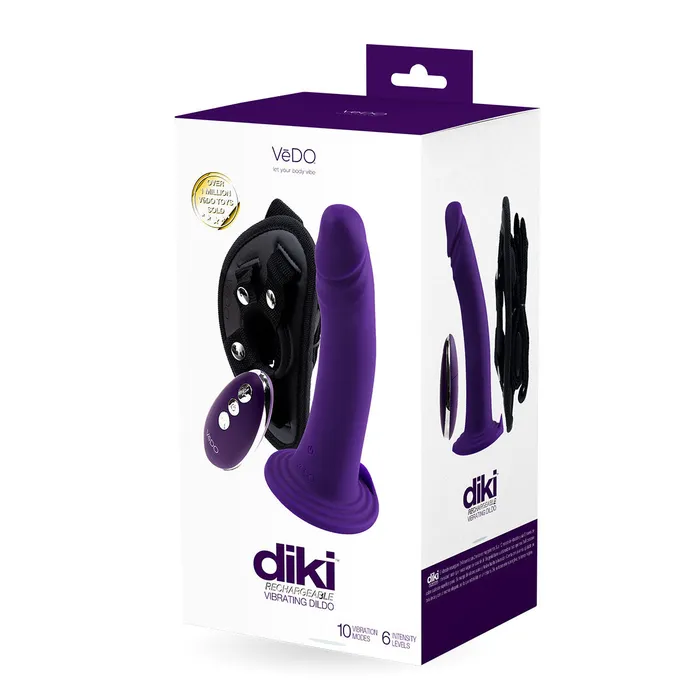 VeDO Diki Rechargeable Vibrating StrapOn Dildo VeDO Female Sex Toys