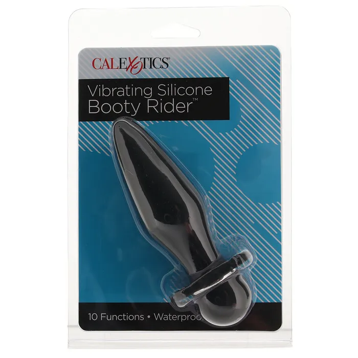 Vibrating Silicone Booty Rider Vibe in Black CalExotics Anal Vibrating Silicone Booty Rider Vibe in Black CalExotics Anal