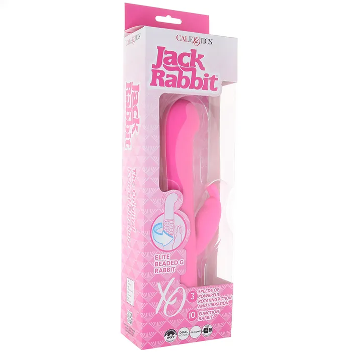 Vibrators CalExotics Jack Rabbit Elite Beaded G Rabbit Vibe