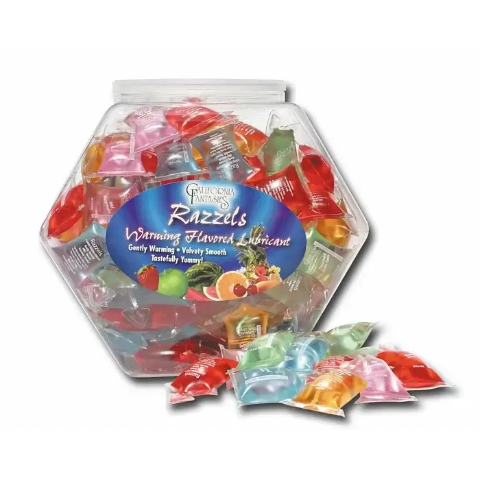 Vibrators California Fantasies Razzels Assorted Pillow Pak Fishbowl 100pc Vibrators California Fantasies Razzels Assorted Pillow Pak Fishbowl 100pc
