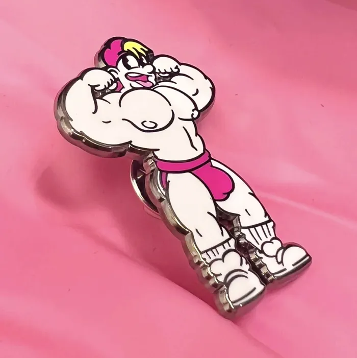 Vibrators James Newland Illustration Himbo Enamel Pin