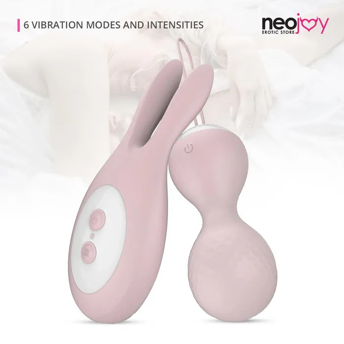 Vibrators Neojoy Dual Vibe Pink Clitoral and Nipple Vibrators Neojoy
