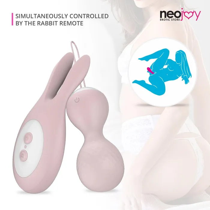 Vibrators Neojoy Dual Vibe Pink Clitoral and Nipple Vibrators Neojoy