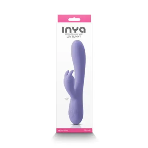Vibrators NS Novelties INYA Luv Bunny Rechargeable Vibe Purple