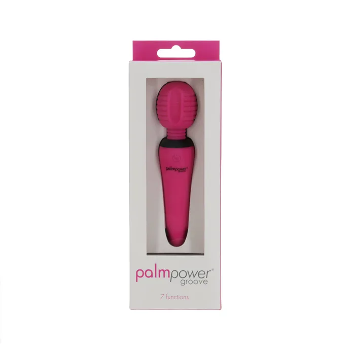 Vibrators PalmPower Groove Mini Wand Massager Pink PalmPower
