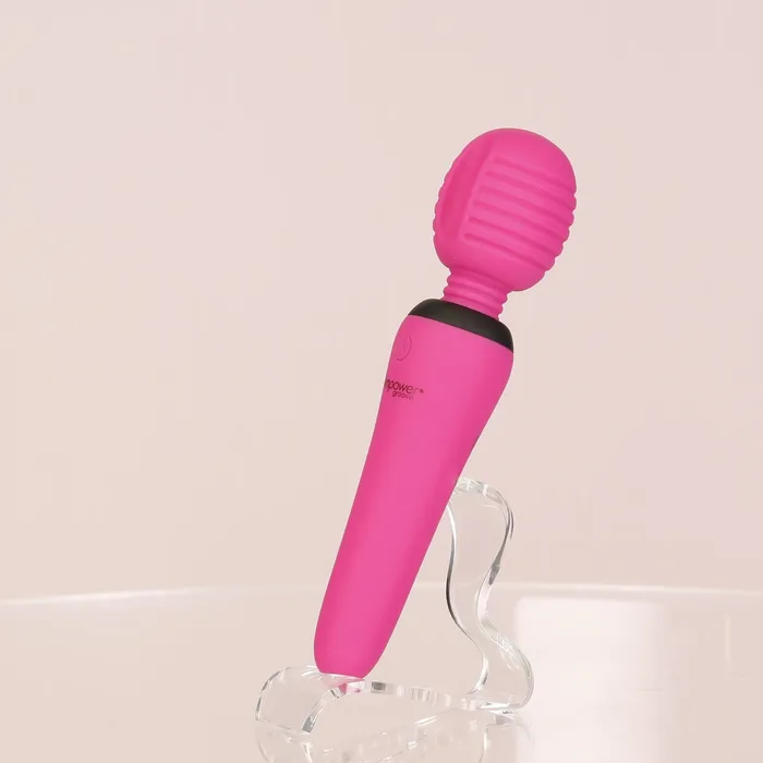 Vibrators PalmPower Groove Mini Wand Massager Pink PalmPower