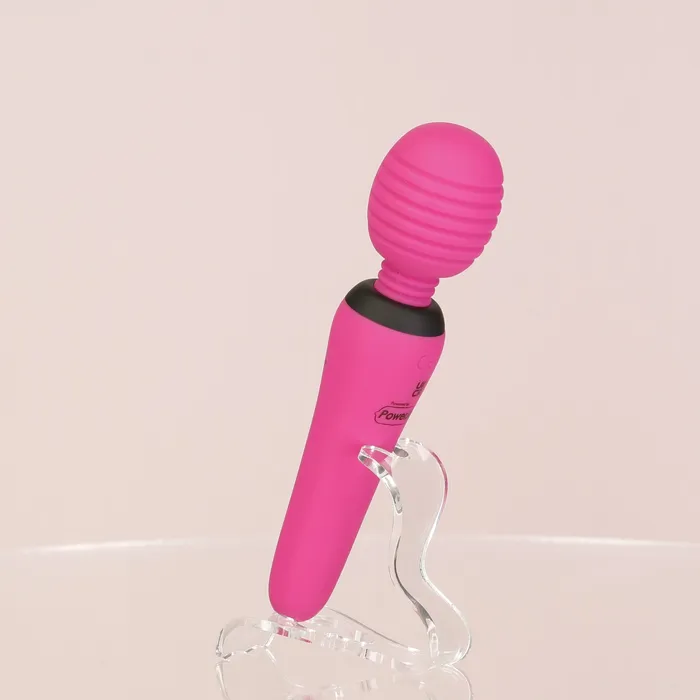 Vibrators PalmPower Groove Mini Wand Massager Pink PalmPower