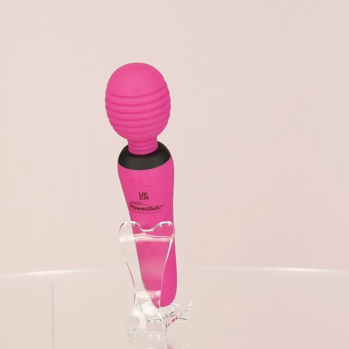 Vibrators PalmPower Groove Mini Wand Massager Pink PalmPower