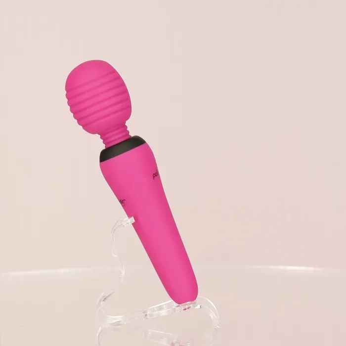 Vibrators PalmPower Groove Mini Wand Massager Pink PalmPower