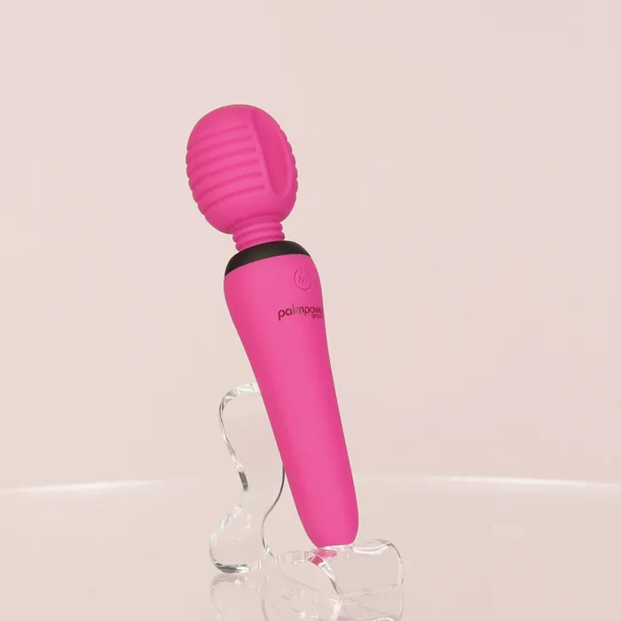 Vibrators PalmPower Groove Mini Wand Massager Pink PalmPower